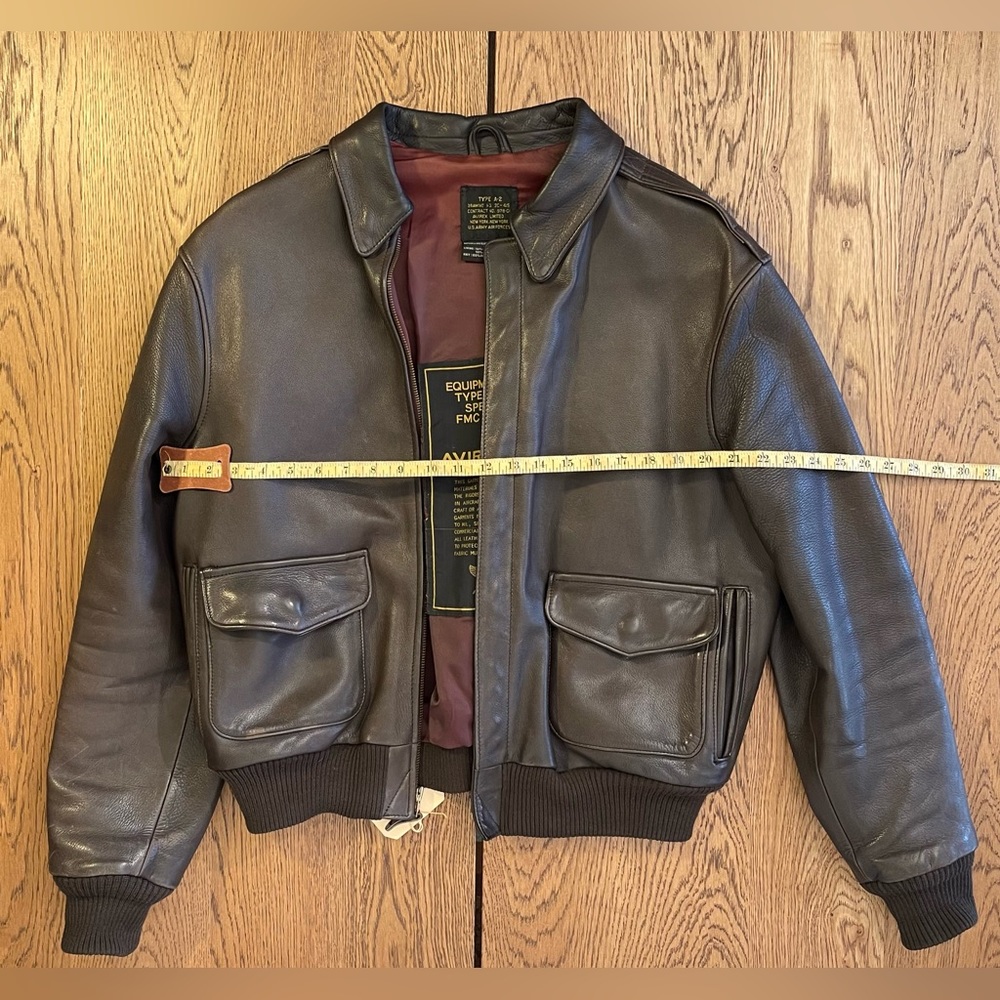 VTG Avirex LTD TYPE A-2 Bomber Jacket Sz 42
